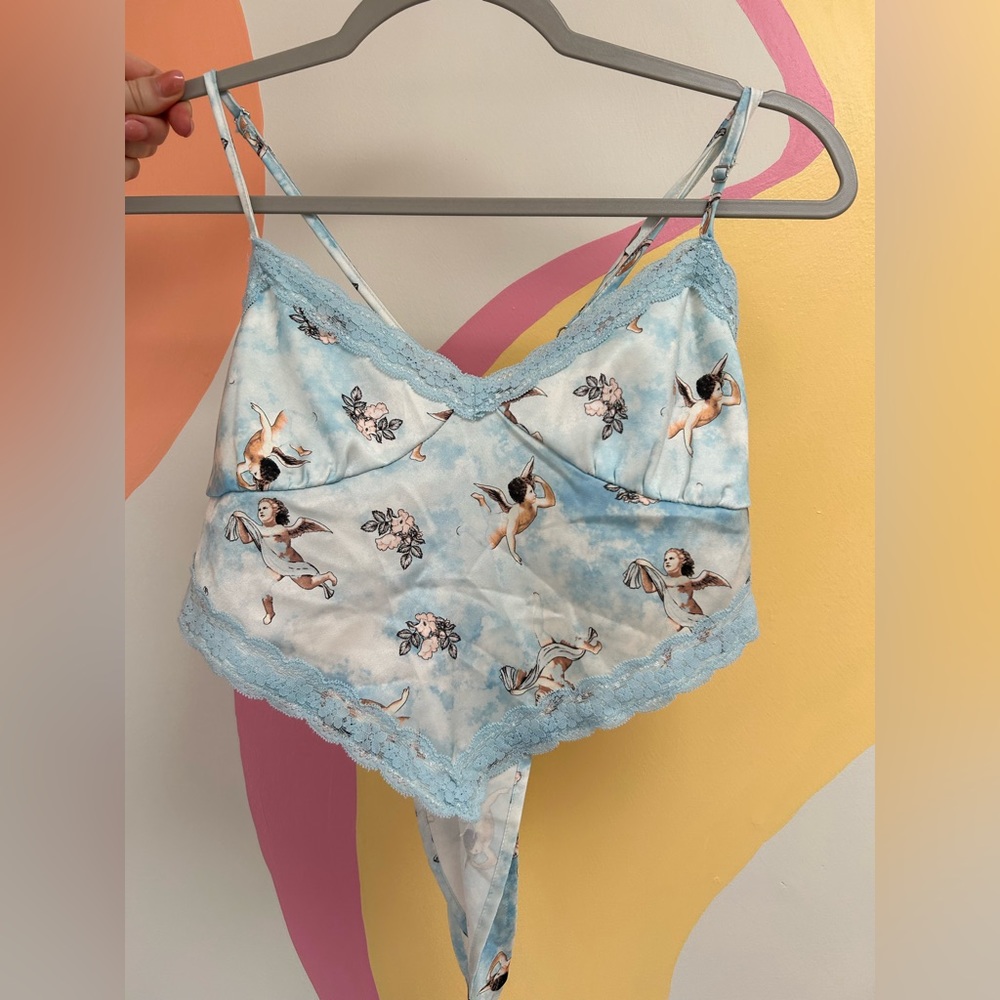 Light blue tiny top